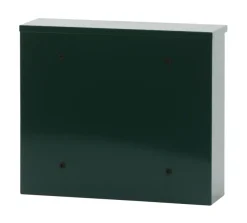 V-Part Wandbrievenbus groen staal - 31.5 cm