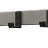 V-part wandkapstok HIQ 3 haken - grijs / zwart