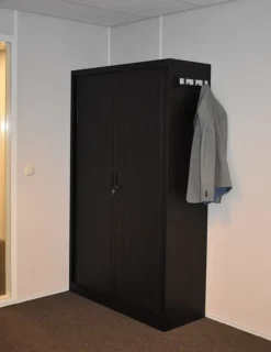 V-part wandkapstok magnetisch met 3 haken - aluminiumgrijs / zwart