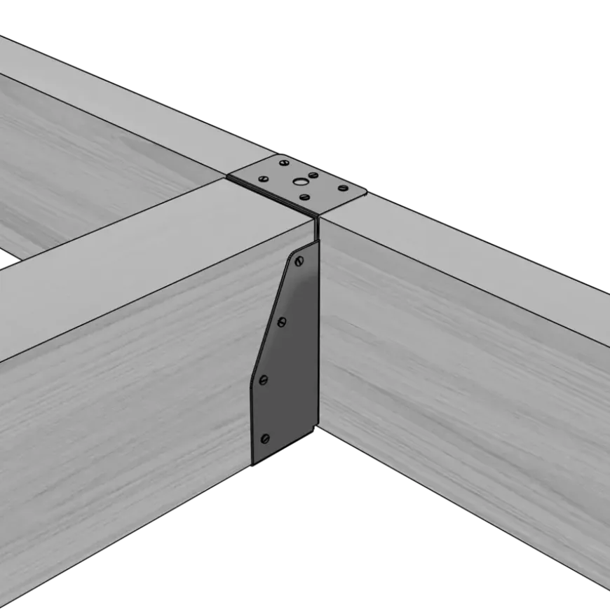 Waelbers balkdrager met lange lip 75 x 175 mm verzinkt