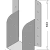 Waelbers raveeldrager met strip 190 x 59 mm verzinkt