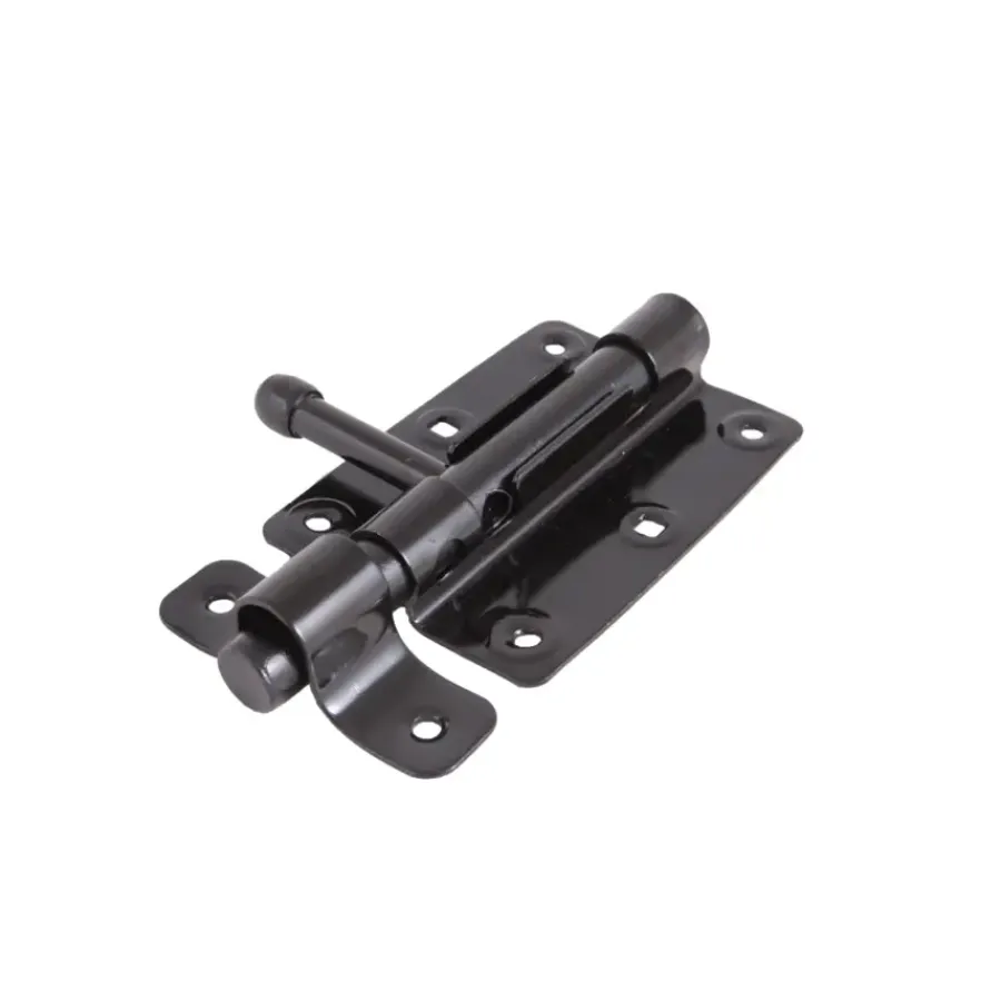Geen Waelbers schuifgrendel 100 mm zwart