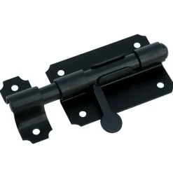 Geen Waelbers schuifgrendel 80 mm zwart