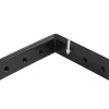 Waelbers stoelhoek 85x85 mm zwart 4 stuks