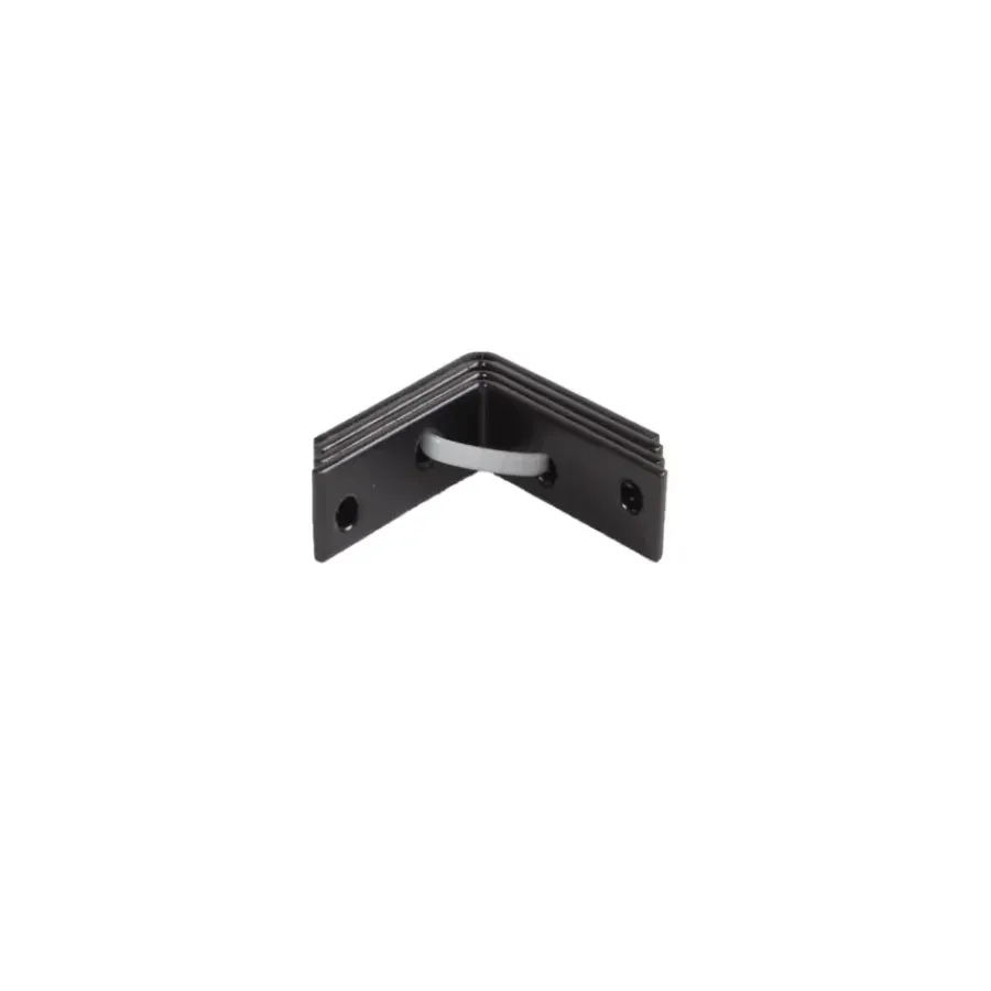 Geen Waelbers stoelhoek 40 x 40 mm zwart 4 stuks