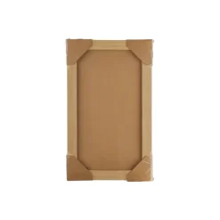 Geen Wanddecoratie paars oranje 30x30x3,5cm
