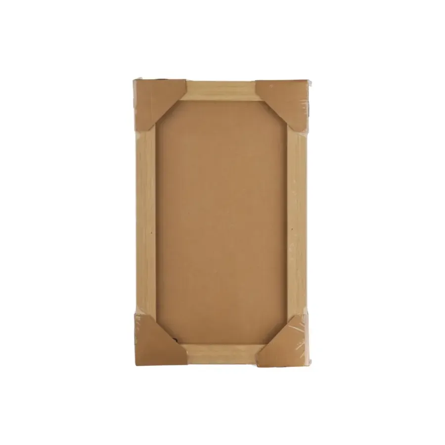 Geen Wanddecoratie paars oranje 30x30x3,5cm