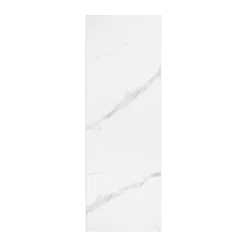 Wand/douche paneel kunststof Allora 260x90 cm wit marmer glans, dikte 5mm 2,34 m²