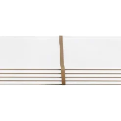 Wand-en plafondpaneel MDF gegrond ca. 13,5 cm breed, lengte 260 cm 5 stuks (ca. 1.75 m2)