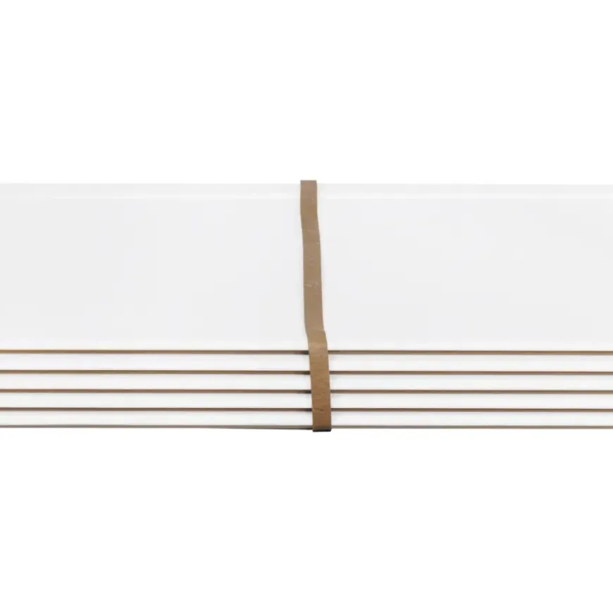 Wand-en plafondpaneel MDF gegrond ca. 13,5 cm breed, lengte 260 cm 5 stuks (ca. 1.75 m2)