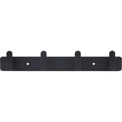 Geen Wandkapstok Joe zwart aluminium 295 mm