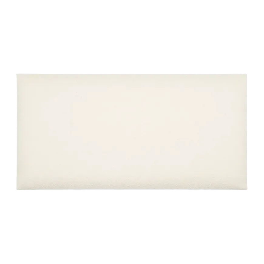 Wandkussen bouclé crème 60x30 cm