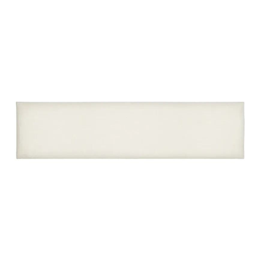 Wandkussen grof geweven crème 120x30 cm