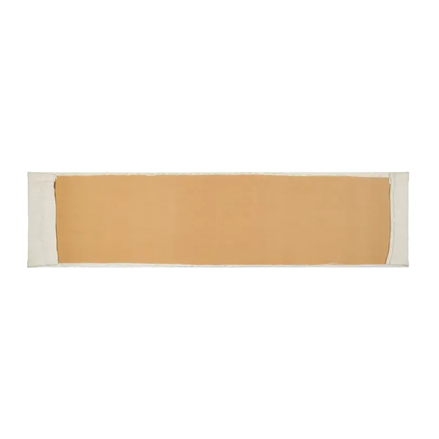 Wandkussen grof geweven crème 120x30 cm