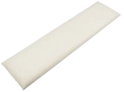 Wandkussen grof geweven crème 120x30 cm