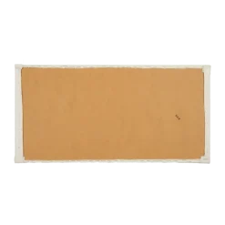 Wandkussen grof geweven crème 60x30 cm