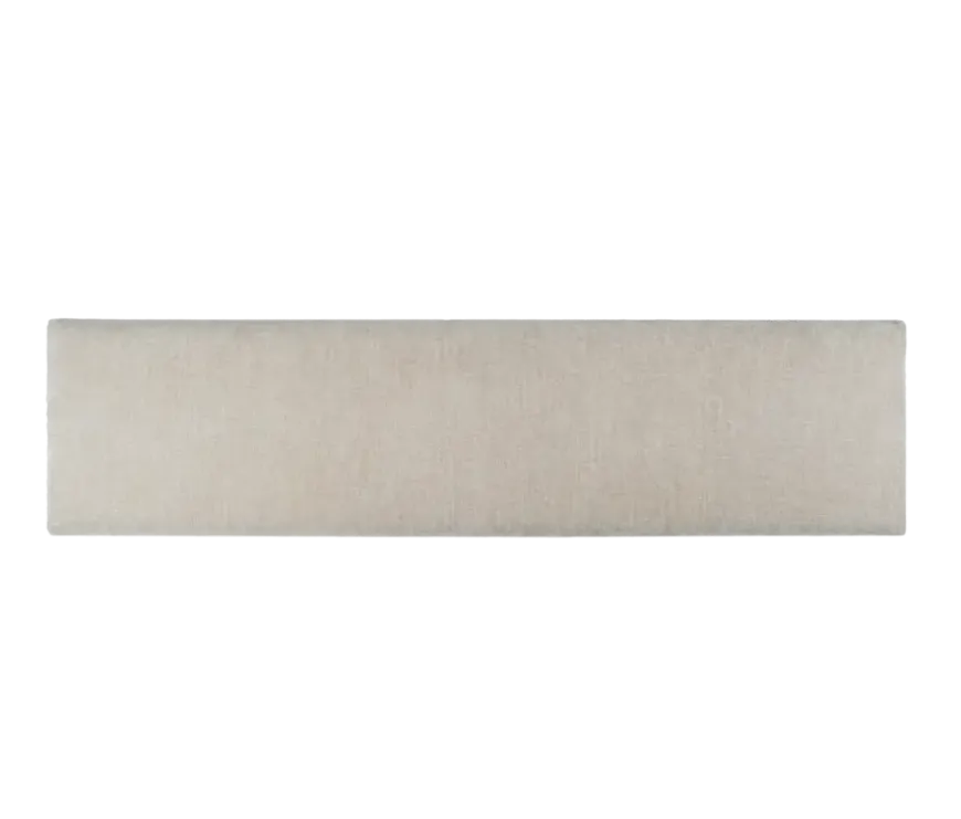 Wandkussen linnen taupe 120x30 cm
