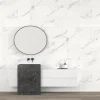Wandtegel kunststof Allora 30,5x61 cm wit marmer mat, dikte 5mm 1,116 m²