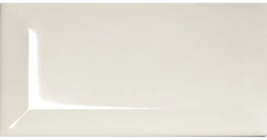 Geen Wandtegel Metro Creme 7,5x15 cm