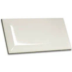 Geen Wandtegel Metro Creme 7,5x15 cm