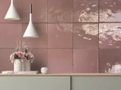 Geen Wandtegel Sava rose 13x13 cm 1m²