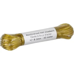 Geen Waslijndraad 3mm met staalkern - lengte 30 meter