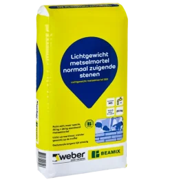 Weber Beamix lichtgewicht metselmortel 20 kg