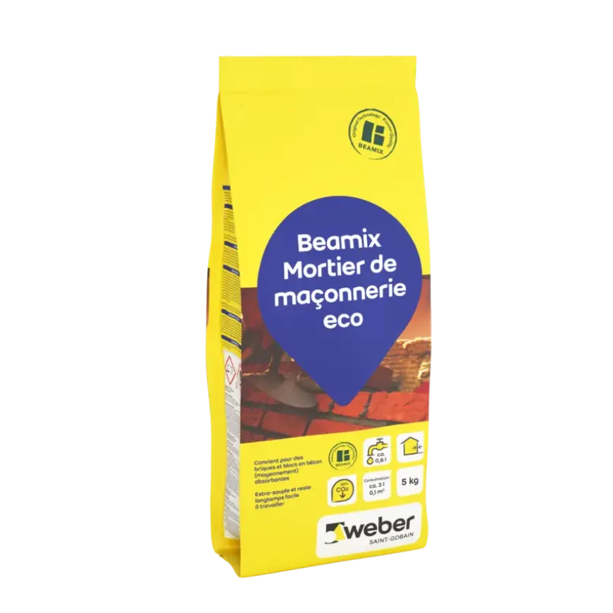 Weber Beamix metselmortel eco grijs 5 kg
