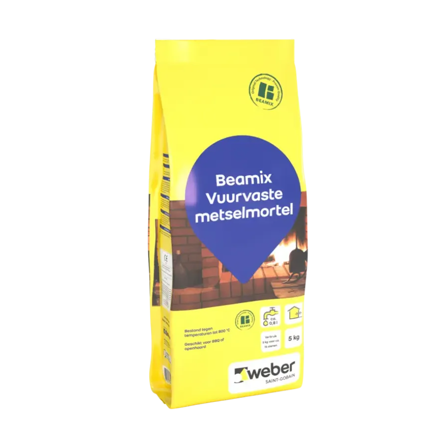 Weber Beamix metselmortel vuurvast grijs 5 kg
