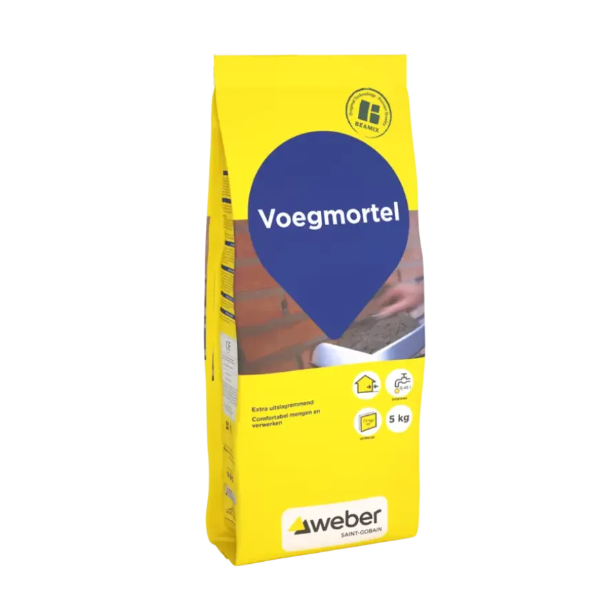 Weber Beamix voegmortel lichtgrijs 5 kg