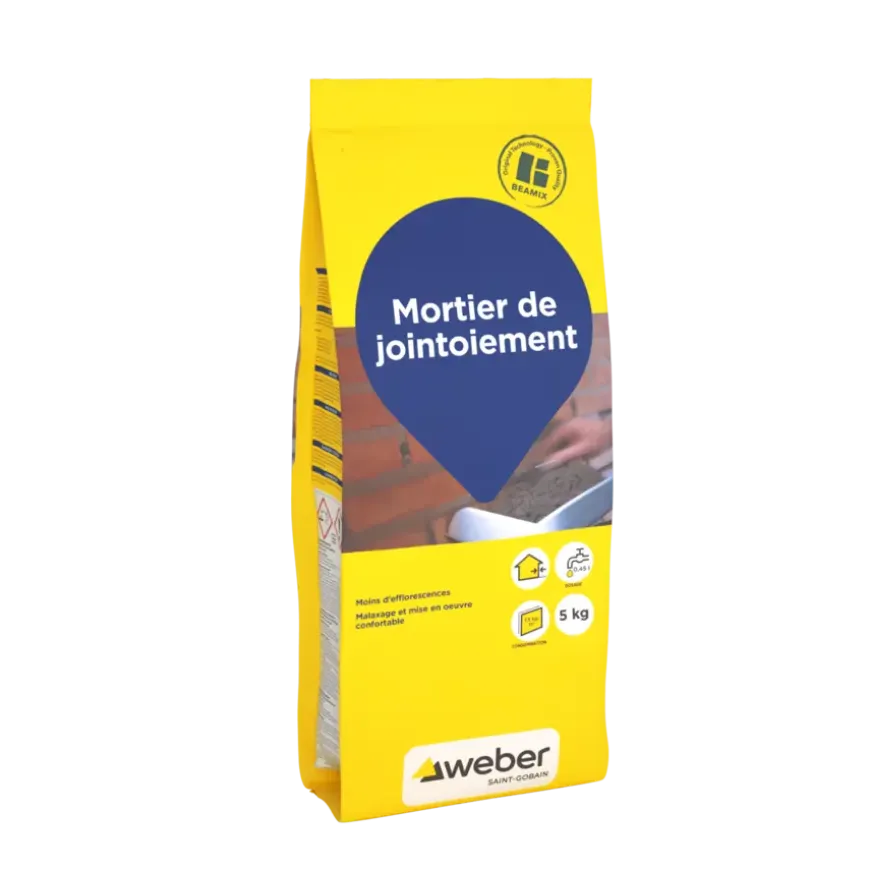 Weber Beamix voegmortel lichtgrijs 5 kg