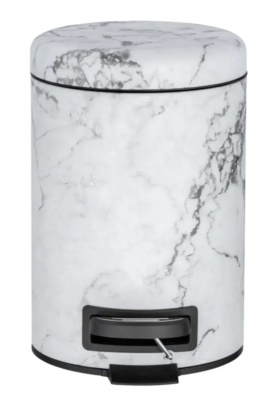 Wenko afvalemmer Onyx mat