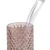 Wenko glazen beker oud roze