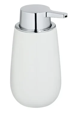 Wenko keramische zeepdispenser Badi wit