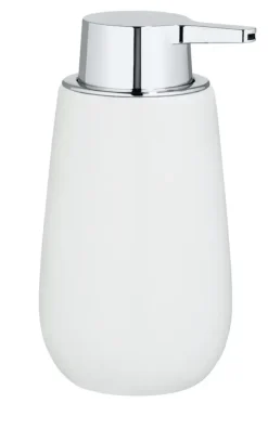 Wenko keramische zeepdispenser Badi wit
