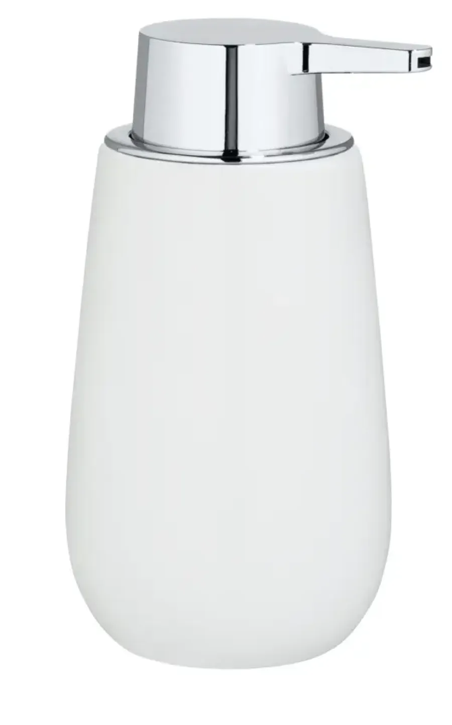 Wenko keramische zeepdispenser Badi wit