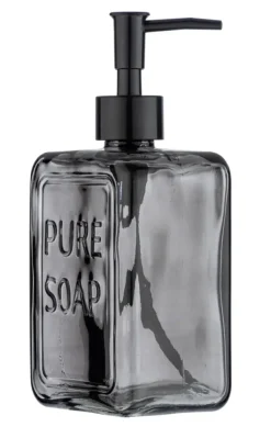 Geen Wenko Pure Soap zeepdispenser glas grijs