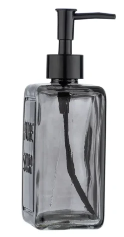 Geen Wenko Pure Soap zeepdispenser glas grijs
