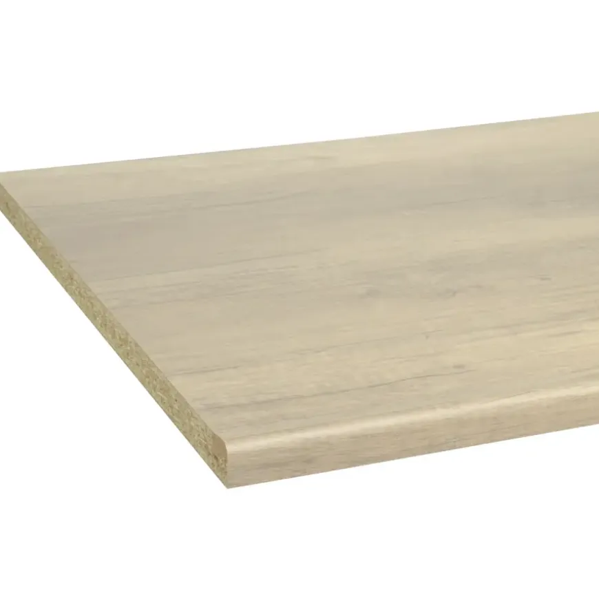 Werkblad ASW28 205x60cm Grof Hout