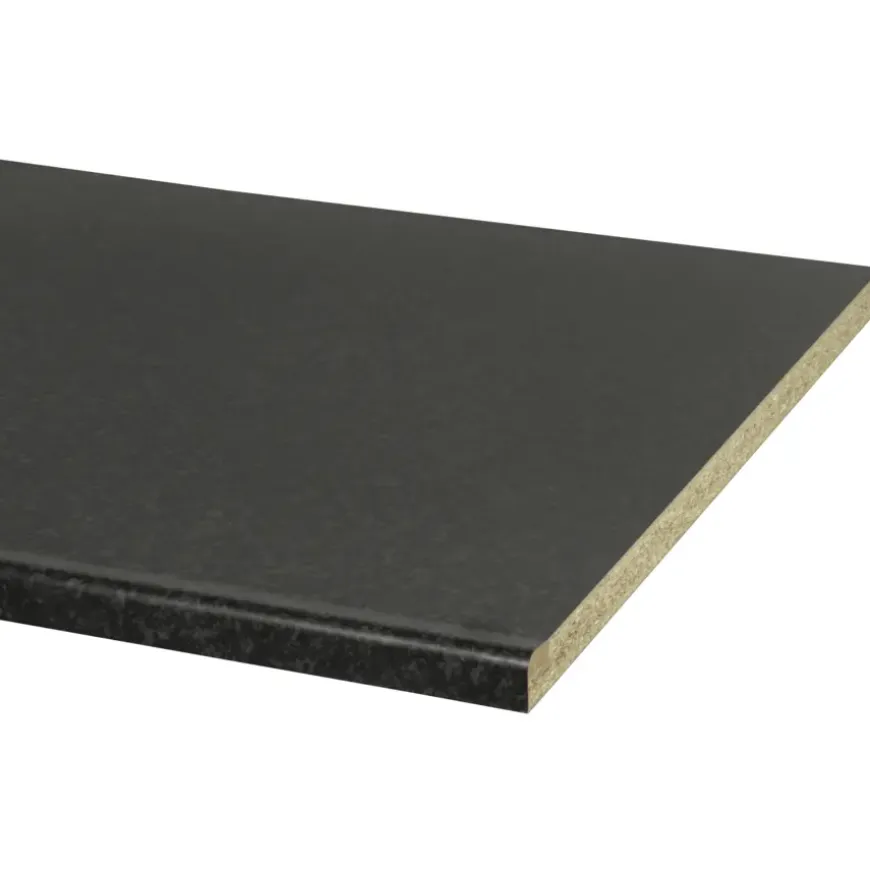 Werkblad ASW28 205x60cm Nero Brasil