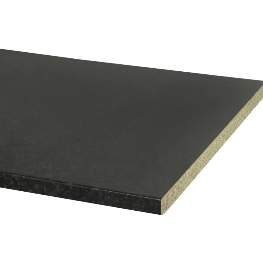 Werkblad AS38 265x60cm Nero Brasil