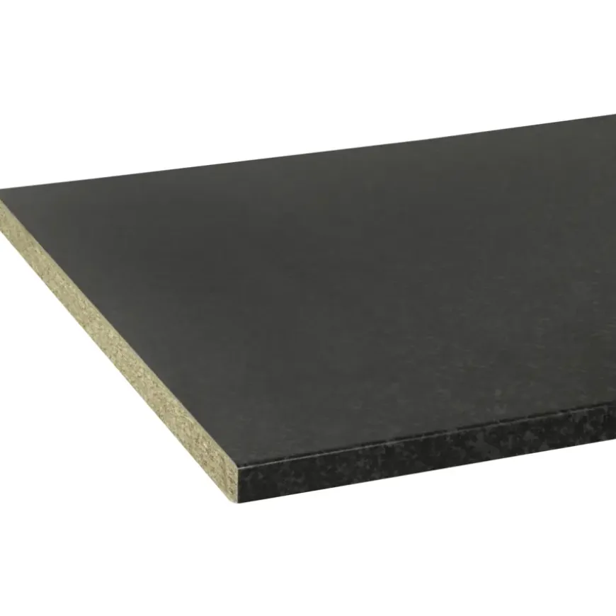 Werkblad AS38 265x60cm Nero Brasil
