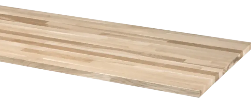 Werkblad eiken 126x61 cm 26 mm
