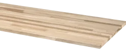 Werkblad massief eiken 250x61 cm 26 mm