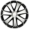 Wieldoppenset 16" Gorecki Mega zilver / zwart