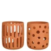 Geen Windlicht terracotta - h22xø19 cm - per stuk