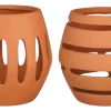 Geen Windlicht terracotta - h18xø19 cm - per stuk
