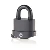 Yale Hangslot messing zware uitvoering 61 mm met zwarte body