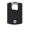 Yale Hangslot messing zware uitvoering 50 mm met zwarte body