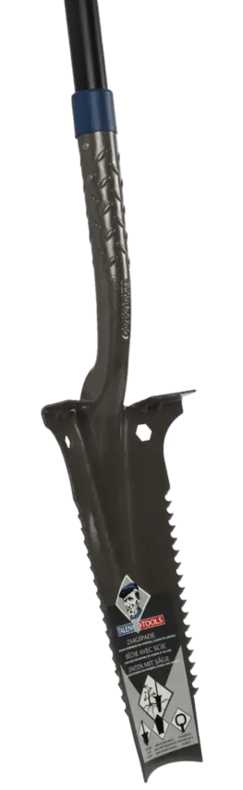 Zaagspade / boomwortelspade gehard staal 115 cm